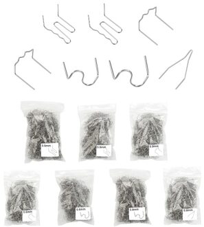 700 PCS Automotive Plastic Repair Welding Nail Standard Pre Cut Wave Staples Bumper Bodywork Repairs Machine Welding Hot Stapler