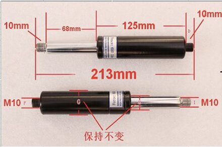 700LBS Force Auto Gasdrukveer Demper Gas Strut Shock Spring Til Rod 1.97 "Prop Automotive M8 Gas Springs M10