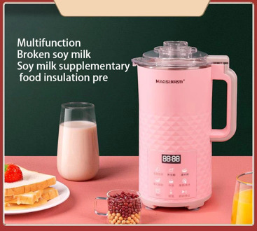 700ML Portable Soy Milk Maker Multifunction Household Small Fruit Beans Food Supplement Heating Mini Juicer Soymilk Machine