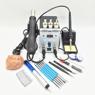 700W Electric Hot Air Soldering Station 8586 SMD Rework Heat Gun For Welding Repair