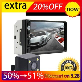 7010B 7 Inch Dubbele 2DIN Auto MP5 Speler Bt Touch Screen Stereo Radio Hd Multimedia Speler Ondersteuning Hetzelfde Scherm