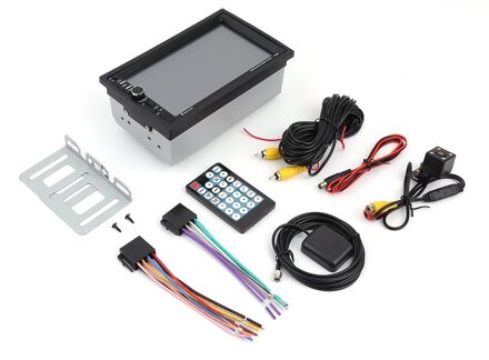 7020G Auto Bluetooth Audio Stereo MP5 Speler Met Achteruitrijcamera 7 Inch Touch Screen Gps Navigatie Fm functie