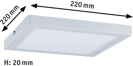 708.70 plafondverlichting Wit LED