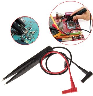 70Cm Smd Smt Chip Test Clip Lead Probe Digitale Multimeter Meter Tweezer Condensator Weerstand Pincet Voor Fluke Voor Vichy