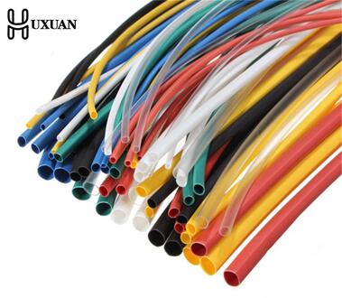 70Pcs Auto Elektrische Kabel Buis Kits Krimpkous Tubing Wrap Mouwen Diverse 7 Kleur Gemengde Kleur Tubing Hoezen wrap Draad