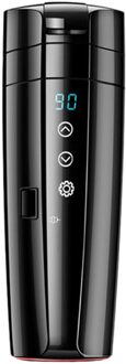 70W Auto Verwarming Cup 350Ml Voertuig Roestvrijstalen Ketel Waterdichte Verwarming Membraan Circulerende Verwarming Mok Voor Auto Levert zwart