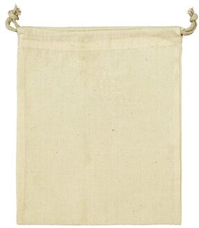 70x Canvas opbergzakjes met koord 10 x 14 cm - Action products