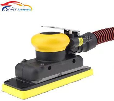 70x198mm Square Air Orbital Sander Central Vacuum Ready Pneumatic Sanding Machine 5mm Eccentricity