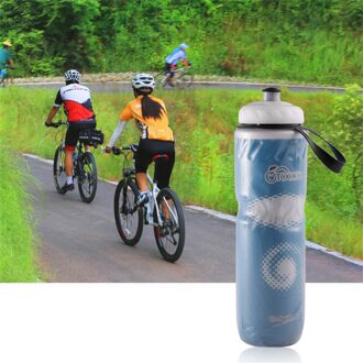 710Ml 24Oz Draagbare Outdoor Geïsoleerde Fles Water Fiets Fietsen Sport Waterkoker Recyclebaar Fles Drpp Scheepvaart groen