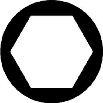 7113 S 07869 Universele houder magnetisch 58 mm 1/4 (6,3 mm)