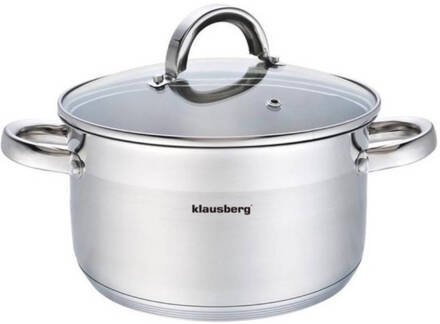 7121 - Kookpan Met Deksel - 1.0l - Ø14 Cm Zilverkleurig