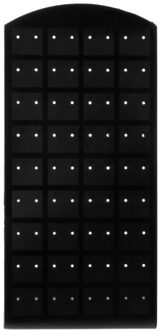 72 Gaten Plastic Oorbel Oor Stud Sieraden Display Rack Stand Organizer Houder Oorbel Storage Case