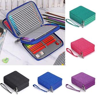 72 Kleur 78 Gat Kunst Schilderen Etui Student Briefpapier Zak Potlood Opslag Pen Gordijn Briefpapier Waterdichte Tas