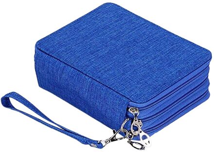 72 Kleur 78 Gat Schilderen Pen Zak Briefpapier Zak Potlood Opbergtas Levert Voor School Kantoor Accessoires Opbergtas # g3 blauw