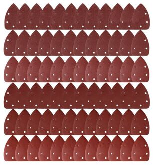 72 Pcs 140Mm Muis Detail Schuurmachine Schuurpapier Schuurmachine Pads Schuren Vellen Diverse 40 60 80 120 240 Grits
