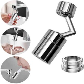 720 Draaibaar Filter Kraan Universele Waterbesparende Nozzle Attachment Anti-Splash Lekvrij Swivel Sproeier Beweegbare Tap Hoofd