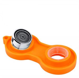 720 Graden Rotatie Universele Kraan Beluchter Mannelijke Vrouwelijke Waterbesparende Filter Diffuser Hoofd Douche Mondwater Gefilterd oranje