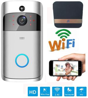 720 P HD Draadloze Wifi Video Deurbel Bewegingsdetectie Alarm Nachtzicht twee-weg Audio Deur Visuele Intercom Deurbel Camera