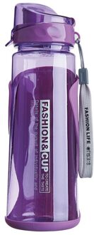 720Ml Fles Water Draagbare Outdoor Sport Water Cup Voor Drinken Thee Milkshake Mok Grote Capaciteit Klimmen Fiets Gym Ruimte cup paars
