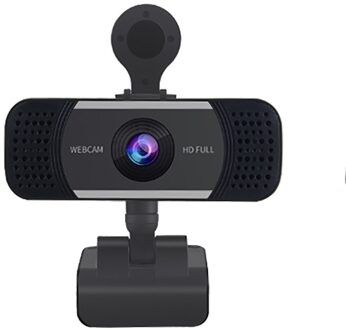720P/1080P/4K W18 Hd Camera Computer Usb Drive Webcams Met Microfoon Full Hd Camera voor Live Video Conferentie Chatten 1080P zilver