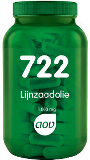 722 Lijnzaadolie (1.000 mg) - 90 tabletten - Vetzuren - Voedingssupplementen