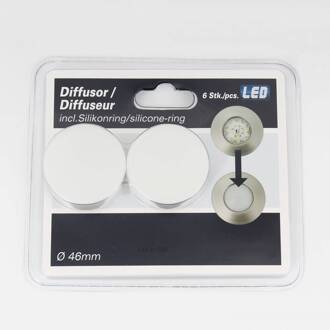 7223-060 Diffusor Set van 6 stuks Wit