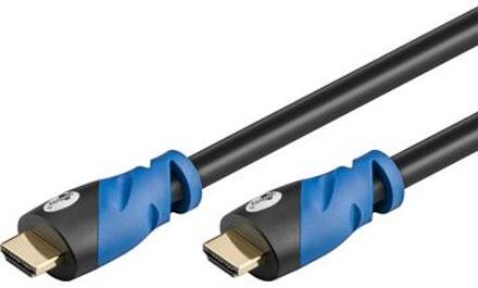 72317 HDMI kabel 1,5 m HDMI Type A (Standaard) Zwart, Blauw