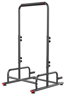 728 Indoor Fitness Enkele Parallelle Staven Multifunctionele Pull Up Bar Met Zuignap 5 Versnellingen Verstelbare Hoogte Horizontale Bar