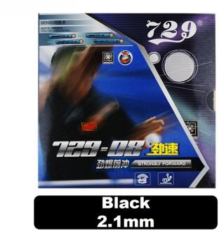 729 Vriendschap 729-08 Pro 729-08 Es Loop Met Aanval Puistjes In Tafeltennis Pingpong Rubber Met spons 729 08 zwart