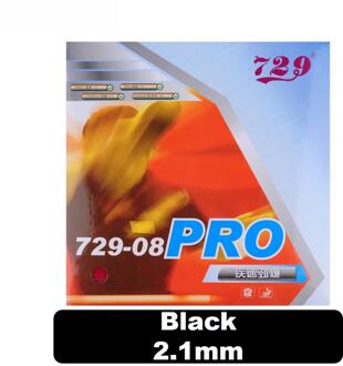 729 Vriendschap 729-08 Pro 729-08 Es Loop Met Aanval Puistjes In Tafeltennis Pingpong Rubber Met spons 729 08pro zwart