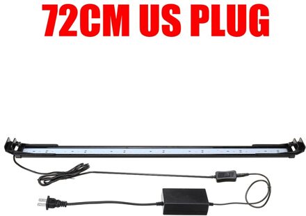 72Cm 24W Aquarium Licht Aquarium Lamp Aquarium Led Verlichting Indoor Planten Vissen Luminaria Rgb Dimmen Met Afstandsbediening controle US plug