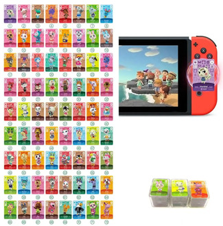 72pcs=1lot For Selected Hot Villagers of Animal Crossing Amiibo Cards Mini NFC Card New Horizons for Switch/Switch Lite/Wii U
