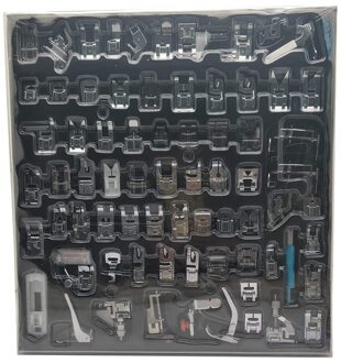 72Pcs Binnenlandse Naaimachine Naaivoeten Voor Brother, Babylock, Singer, Janome Elna, toyota, Home, Eenvoud