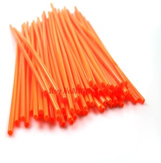 72Pcs Motorfiets Crossmotor Enduro Velg Spaken Skins Off Road Lijkwaden Covers Universele Decor Voor Ktm Yamaha Honda kawasaki Oranje