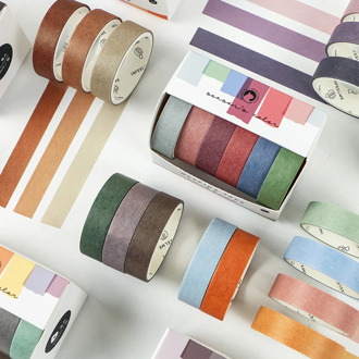 72psc/lot color at the age of series cute fresh decorative paper masking washi tape