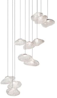 73.11 Random Hanglamp - Transparant - Ronde plafondkap