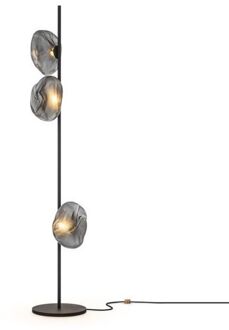 73.3 Tall Vloerlamp - Donkergrijs - Zwarte base