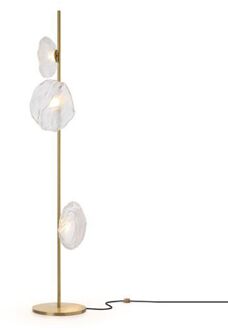 73.3 Tall Vloerlamp - Transparant - Messing base