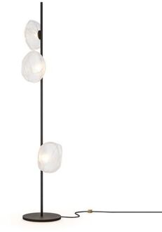 73.3 Tall Vloerlamp - Transparant - Zwarte base