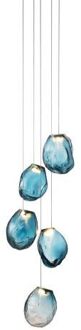 73.5V Random Hanglamp - Blauw
