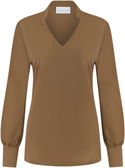 7369 top goldie transfer mocca Bruin - XS