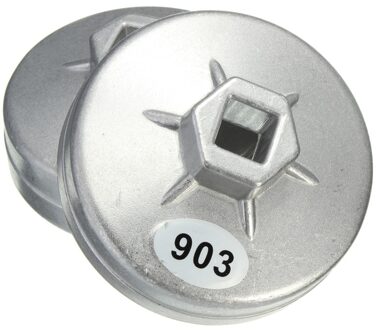 74Mm 14 Fluit Aluminium Cap Oliefiltersleutel Socket Remover Tool Voor Auto Tool Wrench