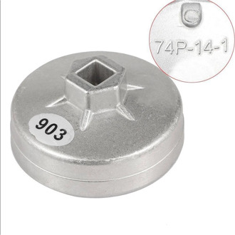 74mm 14 Flute Aluminum Oil Filter Wrench Socket Remover Tool For Benz