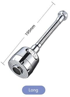 75-195Mm Grifo 360 Multifunctionele Kraan Waskolf Universele Kraan 360 Graden Extension Douche 2 Versnellingen Filter Keuken Verstelbare