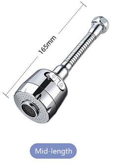 75-195Mm Grifo 360 Multifunctionele Kraan Waskolf Universele Kraan 360 Graden Extension Douche 2 Versnellingen Filter Keuken Verstelbare