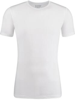 7500 - 2-pack Heren T-shirt Ronde Hals Wit Basic Fit - XL
