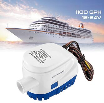 750GPH 1100GPH Automatische Boot Bilge Pomp 12V 24V Dc Dompelpomp Elektrische Waterpomp Kleine 12V 750 1100 gph Auto Snelle Levering