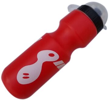 750Ml Mountainbike Fiets Water Drink Fles Buitensporten Plastic Draagbare Water Fles Drinkware rood