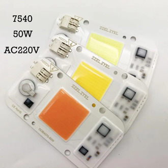7540 AC LED COB Module Chip AC220V 20W 30W 50W No Need Driver For DIY Grow Light Full Spectrum 380-780nm Plant Seedling Flower