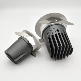 75Mm Anti-Glare 12W Verzonken Led Down Light 55Mm Cut Gat warm wit